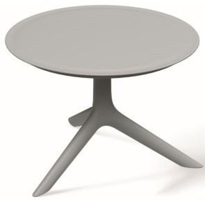 OUTDOOR COFFEE SIDE TABLE RIMO GREY PP GLASS FIBER ROUND...