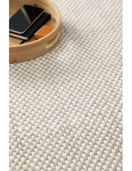 RUG VIVARAISE XENIA NATUREL 120X170 90% WOOL 10% COTTON