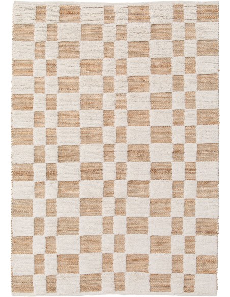 ΧΑΛΙ VIVARAISE MILENA NEIGE 160X230 50%ΓΙΟΥΤΑ 40%ΜΑΛΛΙ 10% ΒΑΜΒΑΚΙ