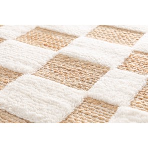 RUG VIVARAISE MILENA NEIGE 200X290 50%JUTE 40%WOLL 10%COTTON 2