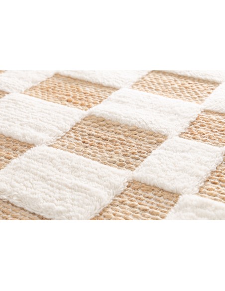 RUG VIVARAISE MILENA NEIGE 200X290 50%JUTE 40%WOLL 10%COTTON