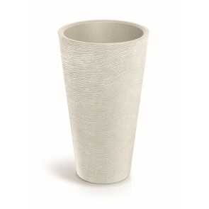 GARDEN POT TUBRA SLIM D60 H100 SAND POLYETHYLENE