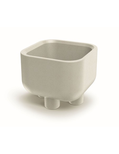 PLASTIC POT ETHICK MOLTA MOLTA FOOT 48x48xH39 SAND