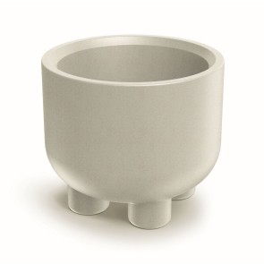 GARDEN POT MOLTA FOOT D60 H50 SAND POLYETHYLENE