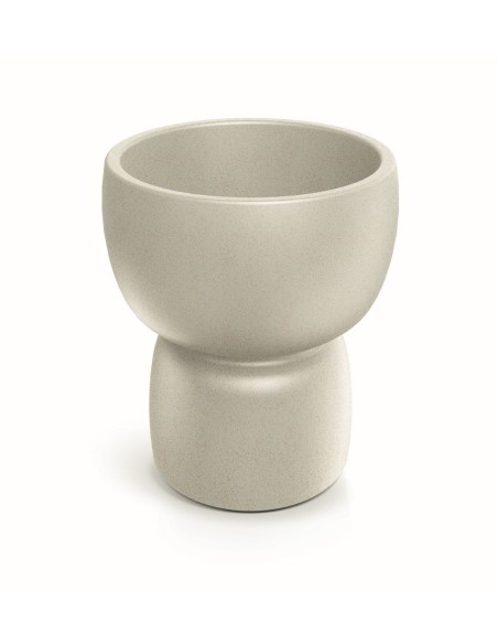 GARDEN POT DUALA D48xH55 SAND POLYETHYLENE