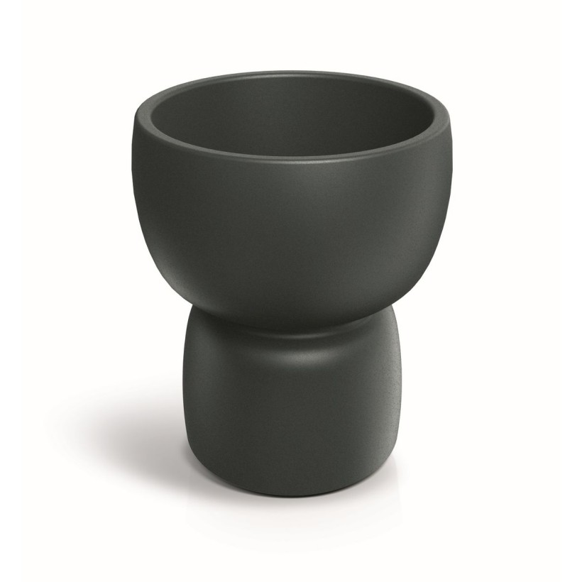 GARDEN POT DUALA D48xH55 GRAPHITE...