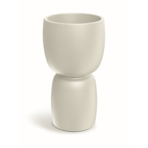 GARDEN POT DUALA SLIM D40xH70 SAND POLYETHYLENE