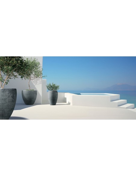 ΓΛΑΣΤΡΑ CANO D40xH54 CHARCOAL POLYETHYLENE