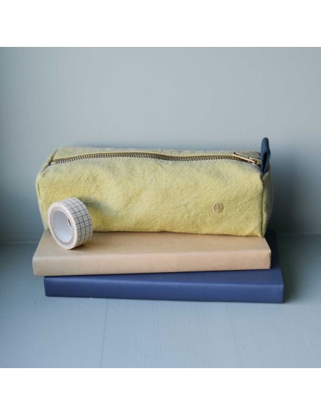 PENCIL CASE LA CERISE IONA ANANAS 20X6 ORGANIC COTTON