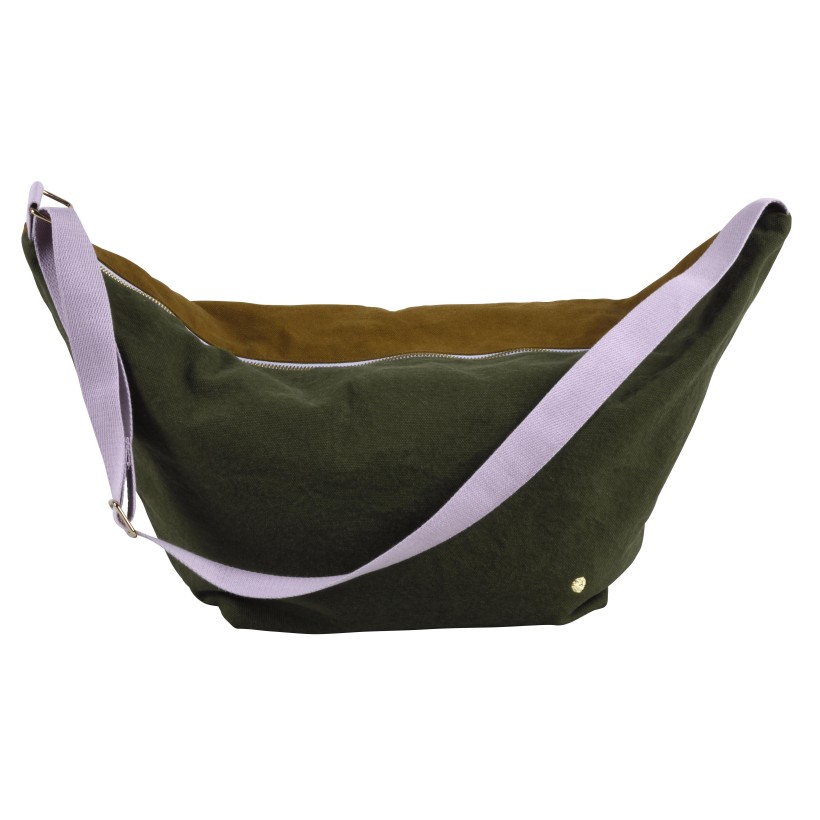 HALF-MOON BAG LA CERISE TRICOLO KALE...