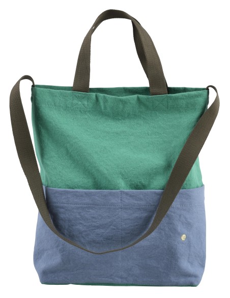 ΤΣΑΝΤΑ LA CERISE TRICOLO DETOX BLUETIFUL 37X35  ΑΠΟ ΟΡΓΑΝΙΚΟ ΒΑΜΒΑΚΙ