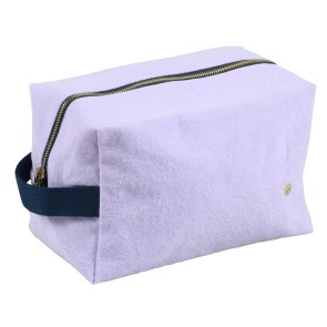 TOILETRY BAG LA CERISE IONA LILAS 22x14 ORGANIC COTTON