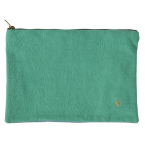 POUCH LA CERISE TRICOLO DETOX BLUETIFUL 28X19 ORGANIC COTTON