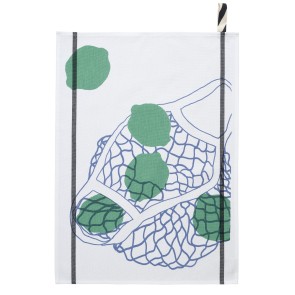 KITCHEN TOWEL LA CERISE FILET CITRON VERT 50X70 100%...