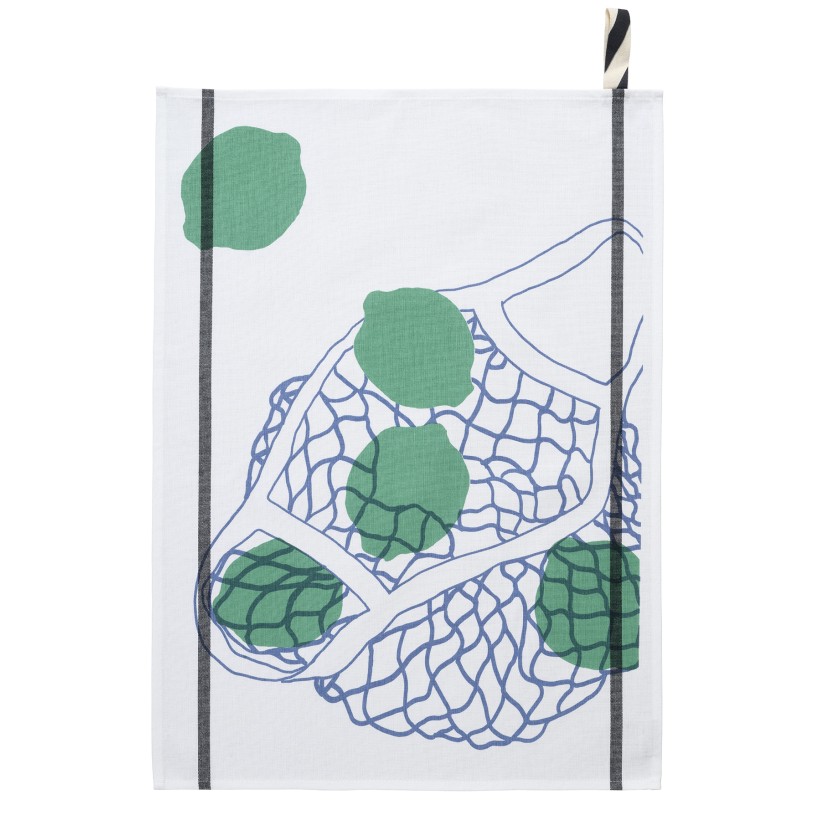 KITCHEN TOWEL LA CERISE FILET CITRON...