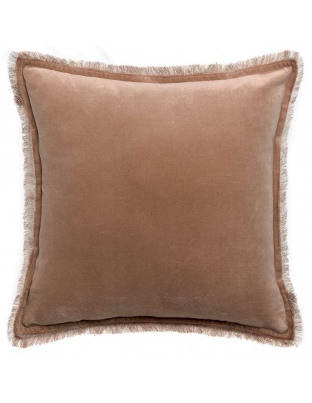 CUSHION VIVARAISE FARA SESAME 45×45 100% VELVET COTTON