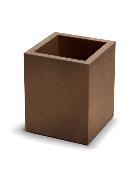 GARDEN POT CUBLA MIDL RUST 30Χ29ΧH36 POLYETHYLENE