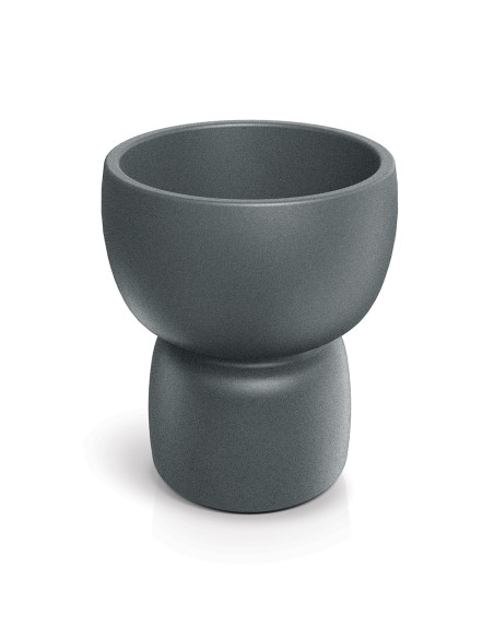 GARDEN POT DUALA D60xH68 TINY GRANITE POLYETHYLENE