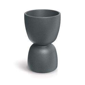 GARDEN POT DUALA D40xH61 TINY GRANITE POLYETHYLENE