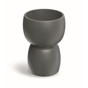 GARDEN POT DUALA D30xH41 GRANITE POLYETHYLENE