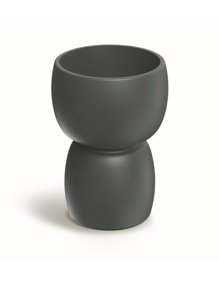 GARDEN POT DUALA D30xH41 CONCRETE GRAY POLYETHYLENE