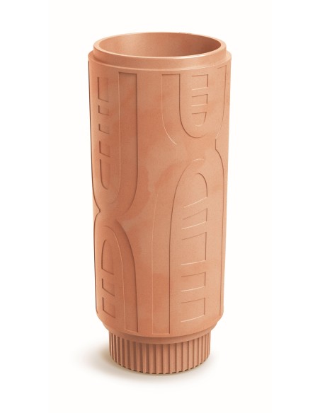 GARDEN POT FOLKA HIGH D40 H90 TERRACOTTA POLYETHYLENE