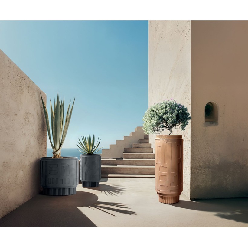 GARDEN POT FOLKA HIGH D30 H62...