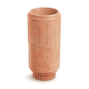 GARDEN POT FOLKA HIGH D30 H62 TERRACOTTA POLYETHYLENE