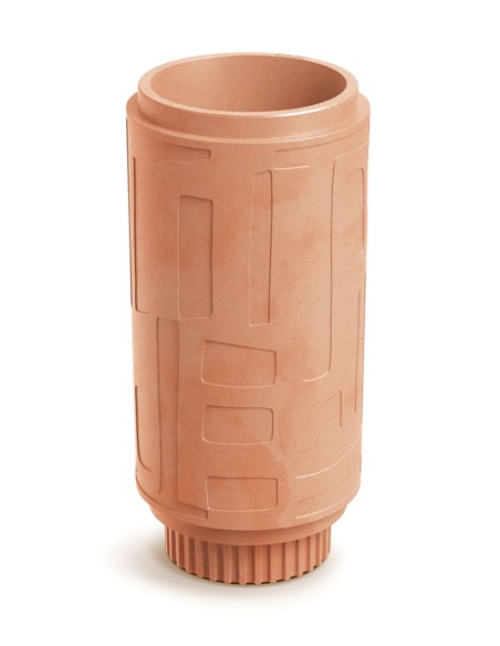GARDEN POT FOLKA HIGH D30 H62 TERRACOTTA POLYETHYLENE