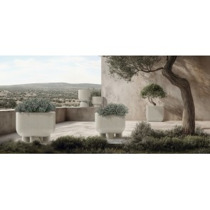 ΓΛΑΣΤΡΑ MOLTA FOOT 48x48xH39 GRAPHITE POLYETHYLENE 2