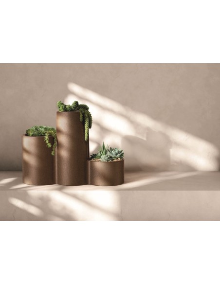 ΓΛΑΣΤΡΑ TUBLA TRIO 80xH56 CORTEN STEEL POLYETHYLENE