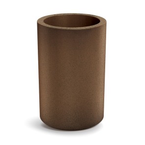 GARDEN POT TUBLA 40xH58 RUST POLYETHYLENE