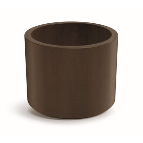GARDEN POT TUBLA 60xH45 CORTEN STEEL POLYETHYLENE