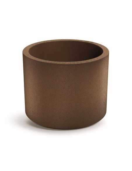 GARDEN POT TUBLA 60xH45 RUST POLYETHYLENE