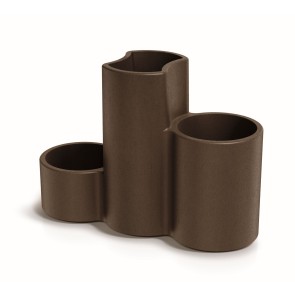 ΓΛΑΣΤΡΑ TUBLA TRIO 80xH56 CORTEN STEEL POLYETHYLENE