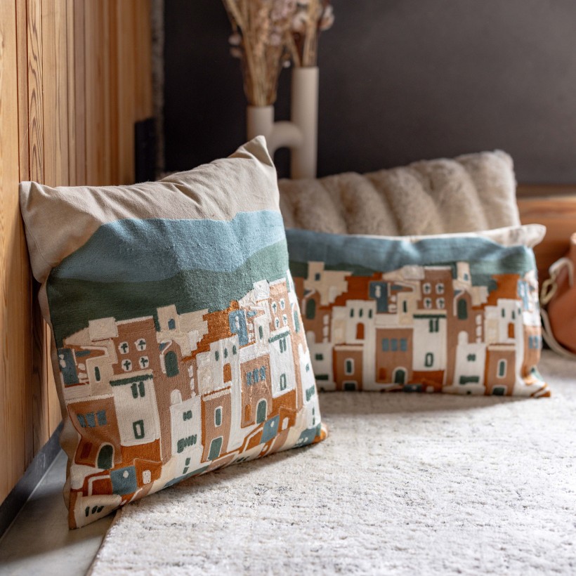 HANDMADE CUSHION MULTICO 45X45...