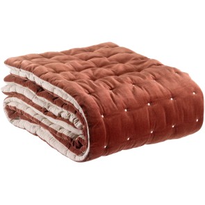 ΑΝΩΣΤΡΩΜΑ ΚΑΝΑΠΕ VIVARAISE ELISE TABAC 90x240 100% ΒΑΜΒΑΚΙ