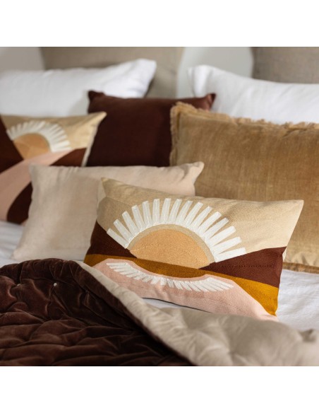 ΑΝΩΣΤΡΩΜΑ ΚΑΝΑΠΕ VIVARAISE ELISE TABAC 90x240 100% ΒΑΜΒΑΚΙ