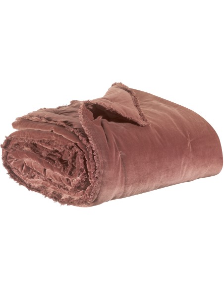 ΥΠΕΡΔΙΠΛΟ ΠΑΠΛΩΜΑ VIVARAISE FARA CAFE 260X260 100% ΒΑΜΒΑΚΕΡΟ ΒΕΛΟΥΔΟ