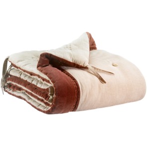 ΑΝΩΣΤΡΩΜΑ ΚΑΝΑΠΕ ELISE CHAMBRAY TABAC 80X180 100%ΒΑΜΒΑΚΙ