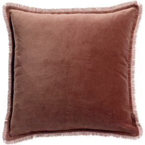 CUSHION VIVARAISE FARA CAFE 45×45 100% VELVET COTTON