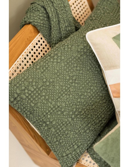 ΡΙΧΤΑΡΙ VIVARAISE TANA OLIVE 140X200 100%ΒΑΜΒΑΚΙ