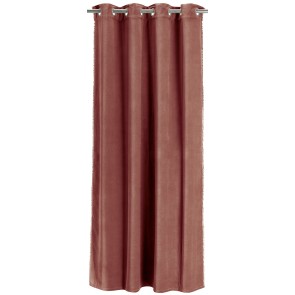 CURTAIN VIVARAISE FARA CAFE 135X280 100% VELVET COTTON 2
