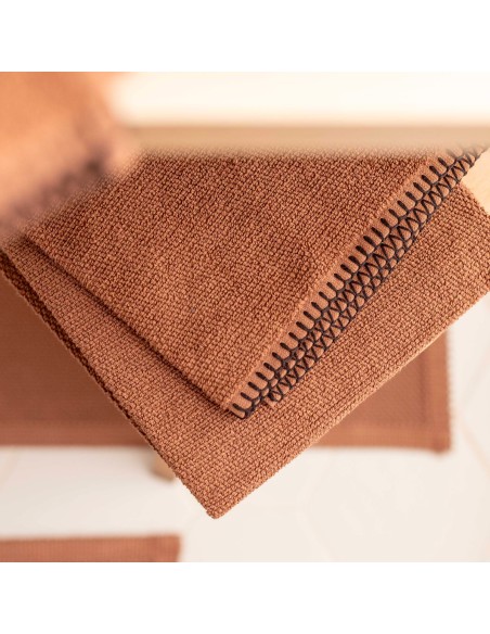 BODY TOWEL VIVARAISE BORA CACAO 70x130 100% COTTON