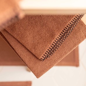 BODY TOWEL VIVARAISE BORA CACAO 90x150 100% COTTON 2