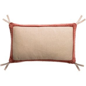 CUSHION VIVARAISE ELISE CHAMBRAY TABAC 30X50 100%COTTON