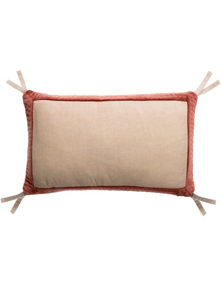 CUSHION VIVARAISE ELISE CHAMBRAY TABAC 30X50 100%COTTON