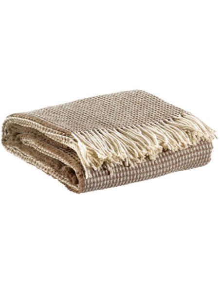 THROW VIVARAISE VITTORIA CAFE 130X180 20%WOOL 50%ACRYLIC 30%POLYESTER