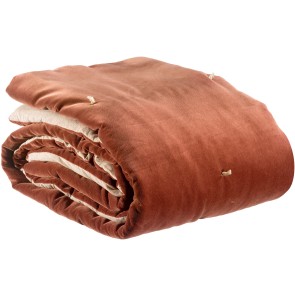 THROW VIVARAISE ELISE TABAC 140X200 100%VELVET COTTON