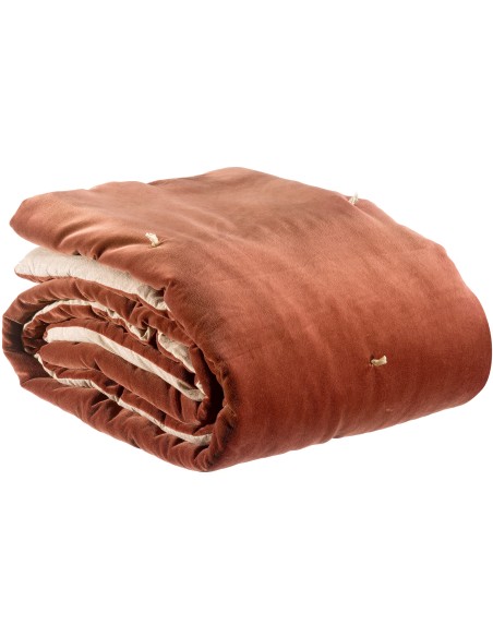 THROW VIVARAISE ELISE TABAC 140X200 100%VELVET COTTON